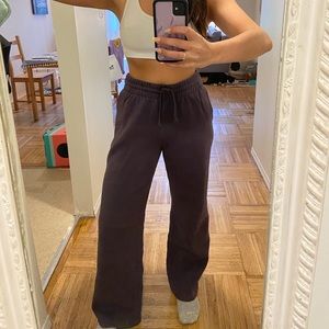 TNA Cozy BF Wide Sweatpants in GD Periscope